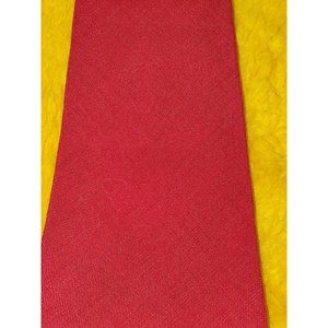 1940s VINTAGE PILGRIM RED WOOL TIE ~BIG BAND HOT ROD SWING JAZZ ROCKABILLY ~ 47"